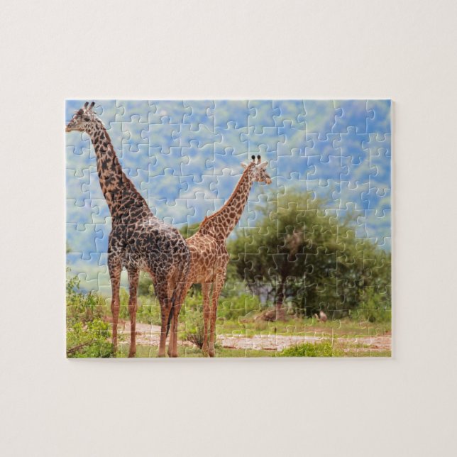 Quebra-cabeça Girafas (Horizontal)