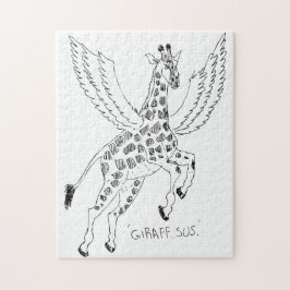 Quebra-cabeça Giraffe + pegasus = Giraffsus