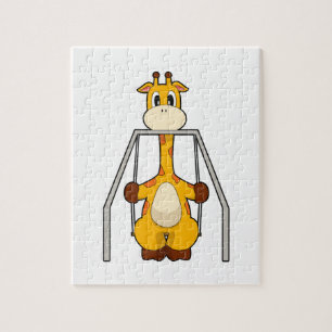 Quebra-cabeça Giraffe Swing