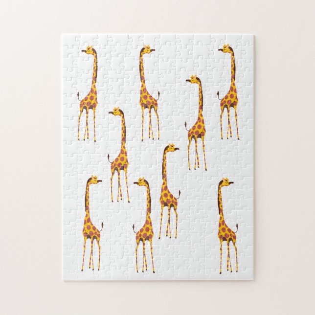 Quebra-cabeça Giraffes (Vertical)