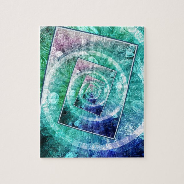 Quebra-cabeça Girando Níquel Em Infinito (Vertical)