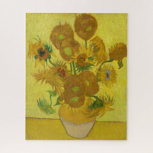 Quebra-cabeça Girassóis por Van Gogh Painting Art Jigsaw Quebra
