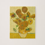 Quebra-cabeça Girassóis por Vincent Van Gogh<br><div class="desc">Girassóis por Vincent Van Gogh</div>