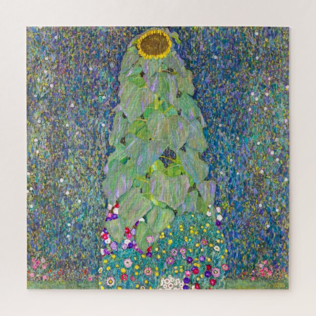 Quebra-cabeça Girassol | Gustav Klimt | (Vertical)