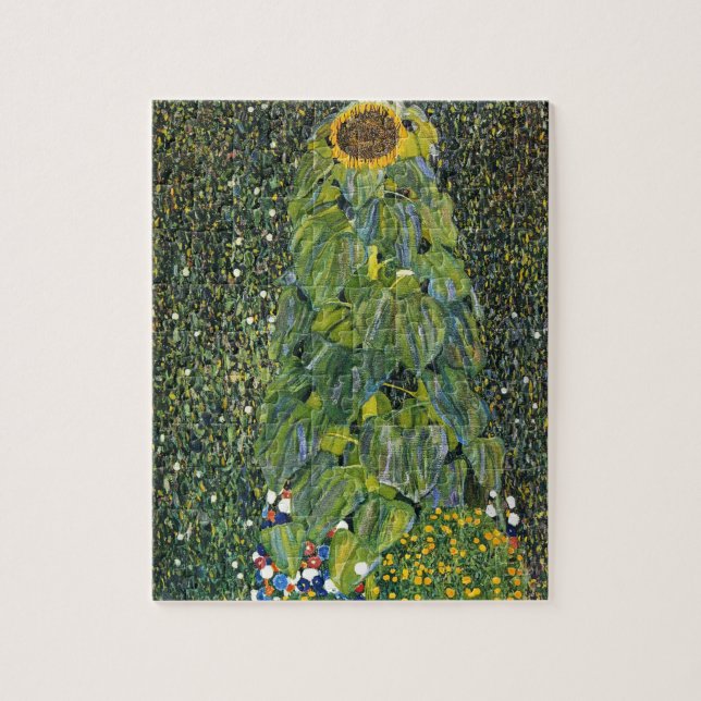 Quebra-cabeça Girassol por Gustav Klimt (Vertical)
