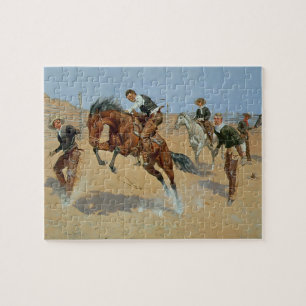 Quebra-cabeça Gire-o fraco, Bill, c.1893 (o óleo em canvas)