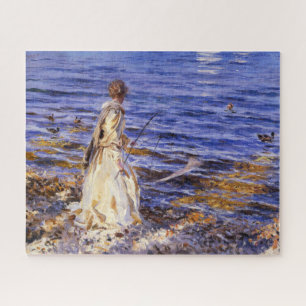 Quebra-cabeça Girl Fisheries (por John Singer Sargent)
