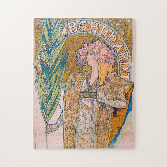 Quebra-cabeça Gismonda, Sarah Bernhardt, Mucha (Vertical)