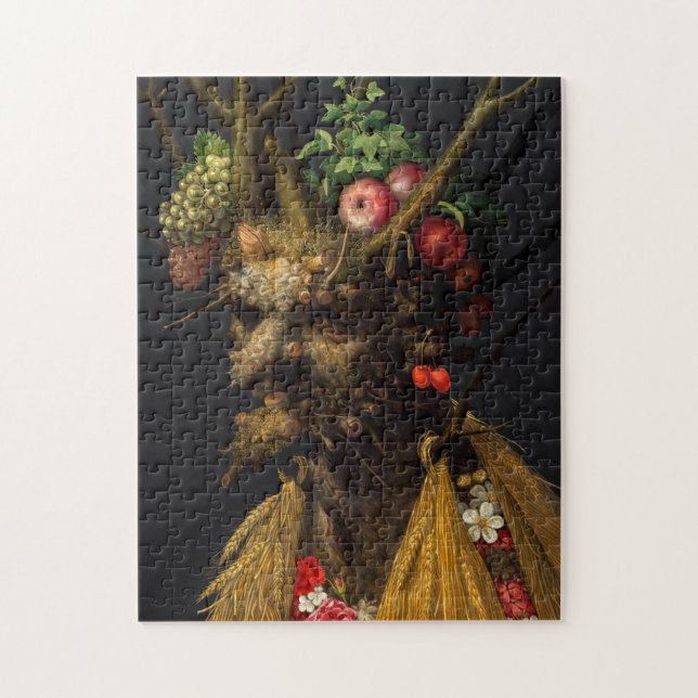 Quebra-cabeça Giuseppe Arcimboldo - Quatro Assentos numa Cabeça (Vertical)