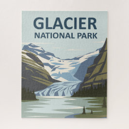 Quebra-cabeça Glacier National Park Viagem Art