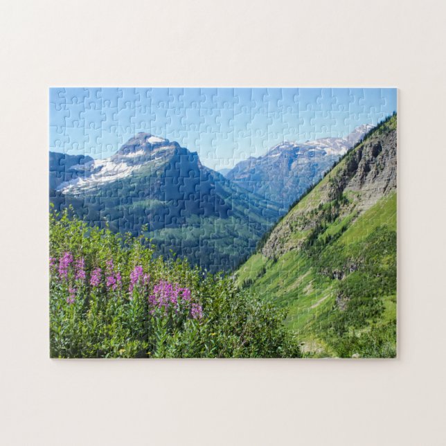 Quebra-cabeça Glacier Park flowers (Horizontal)