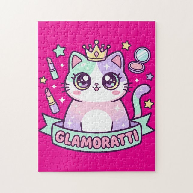 Quebra-cabeça Glamoratti Gata (Vertical)