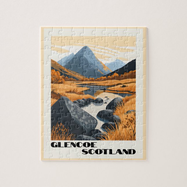 Quebra-cabeça Glencoe, Escócia - Terras Altas Escocesas Incrívei (Vertical)