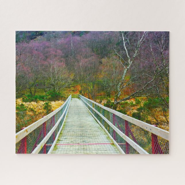 Quebra-cabeça Glendalough Irlanda. (Horizontal)