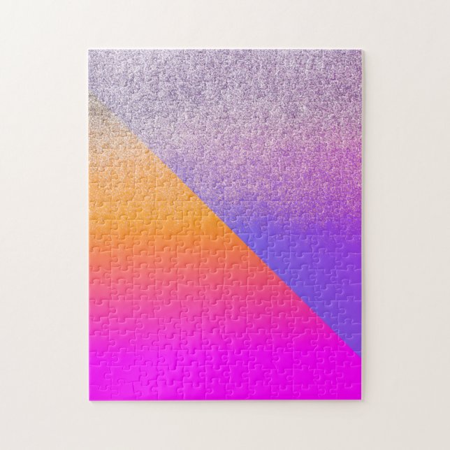 Quebra-cabeça Glitter de Triângulo Geométrico Super Brilhante co (Vertical)