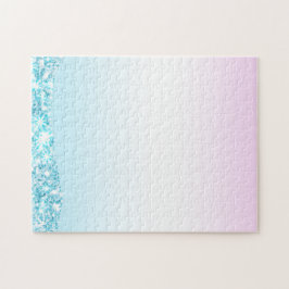 Quebra-cabeça Glitter gradiente colorido Elegante Moderno Arco-Í