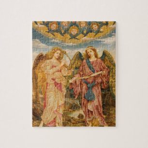 Quebra-cabeça Gloria in Excelsis (1893) por Evelyn De Morgan 
