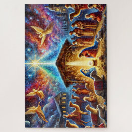 Quebra-cabeça Gloriosa Cena de Natal da Cena de Natal