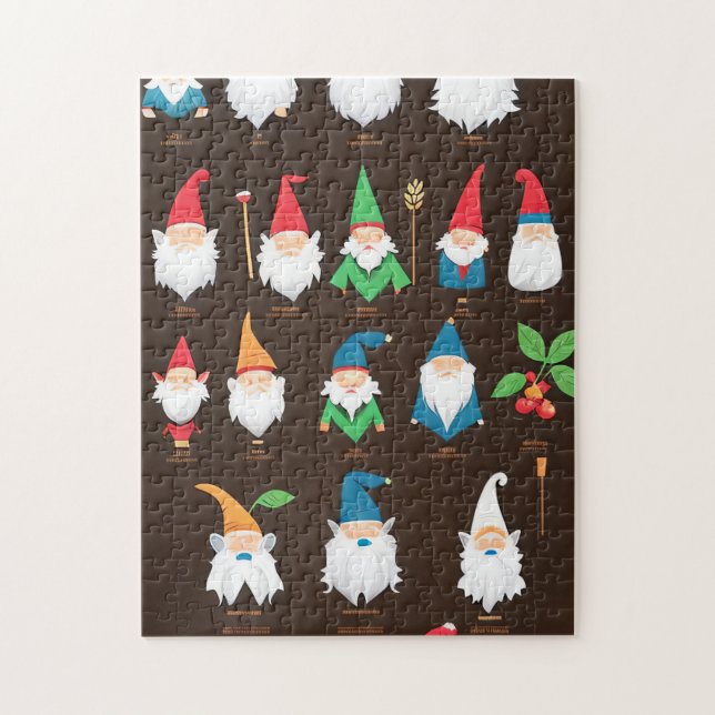 Quebra-cabeça Gnome Grump Fest - 252 peças (Vertical)