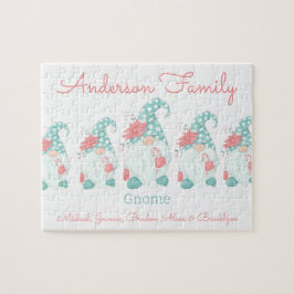 Quebra-cabeça Gnomo Elf personalizado de Natal