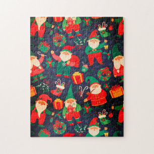 Quebra-cabeça Gnomos de Natal