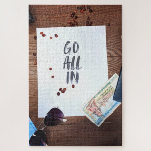 Quebra-cabeça Go All In, Travel Take A Risk