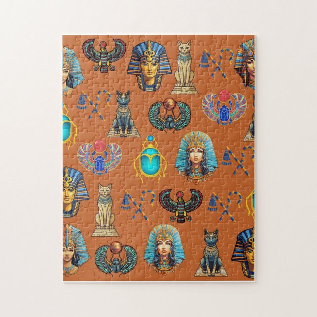 Quebra-cabeça Golden Sands Revival: Authentic Egyptian Antiquity (Vertical)