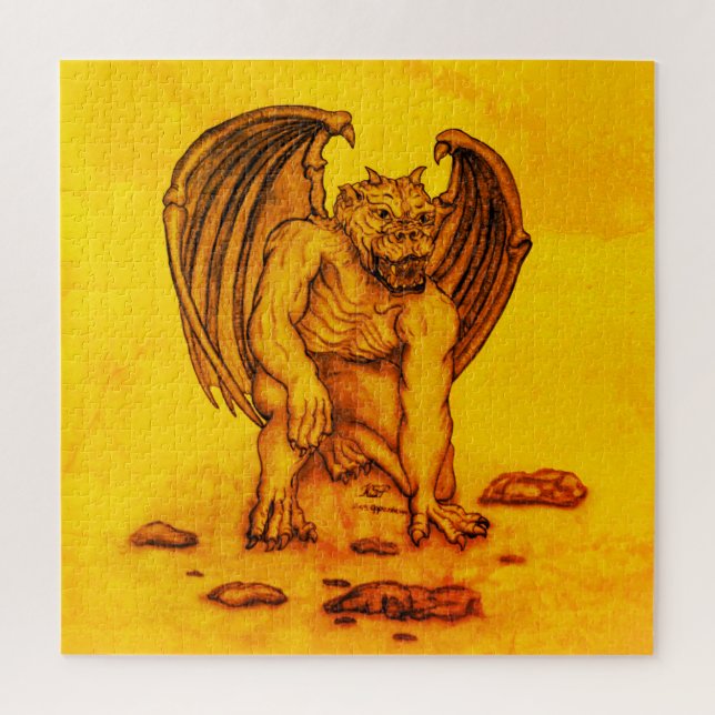 Quebra-cabeça Golem Gargoyle (Vertical)