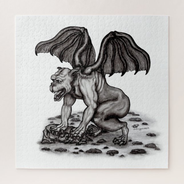 Quebra-cabeça Golem Gargoyle (Vertical)