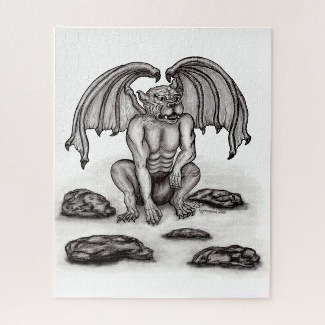 Quebra-cabeça Golem Gargoyle (Vertical)