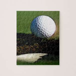 Quebra-cabeça Golf Ball e o Buraco