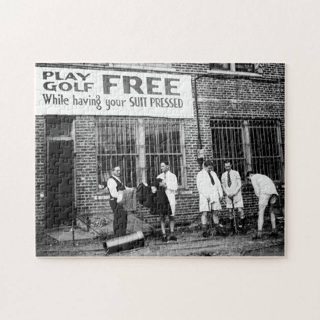 Quebra-cabeça Golfe do jogo livre (ao ter seu terno pressionado) (Horizontal)