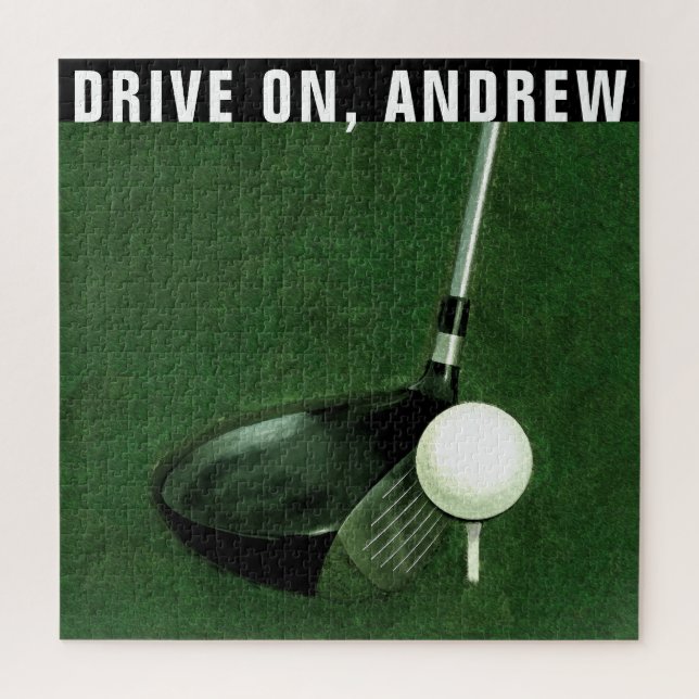 Quebra-cabeça Golfe Personalizado (Vertical)