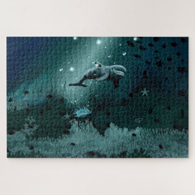 Quebra-cabeça Golfinho (Horizontal)