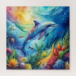Quebra-cabeça Golfinho Pintado