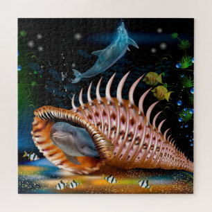 Quebra-cabeça Golfinhos