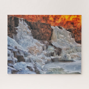 Quebra-cabeça Gooseberry Falls Minnesota, Winter