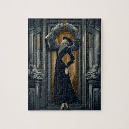Quebra-cabeça Gothic Deco | Coroa de Dark Academia