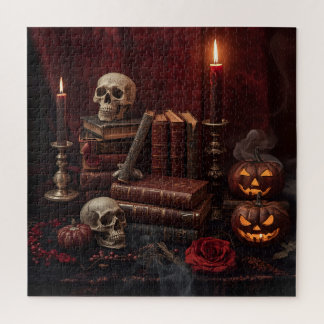Quebra-cabeça Gothic Halloween Still-Life Puzzle 