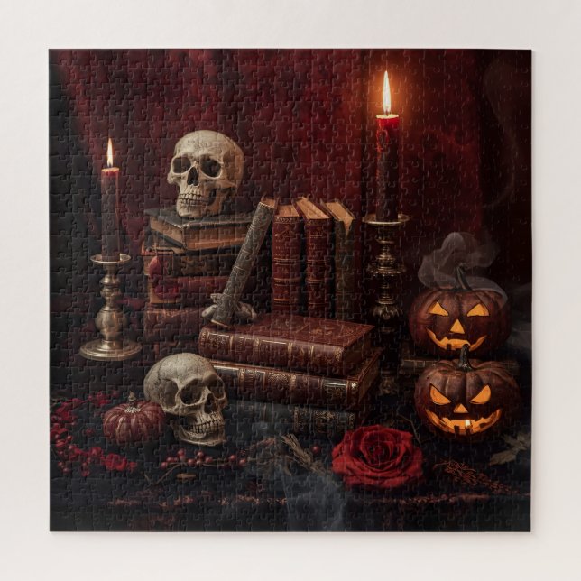 Quebra-cabeça Gothic Halloween Still-Life Puzzle  (Vertical)