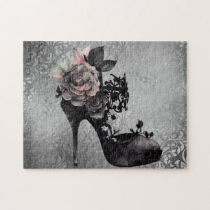 Quebra-cabeça Gothic Vogue Rosa de Moda de Pastel Mudada Stile