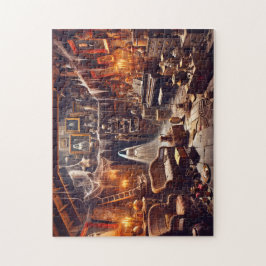 Quebra-cabeça Gótico Macabre Ático Gótico de Noiva