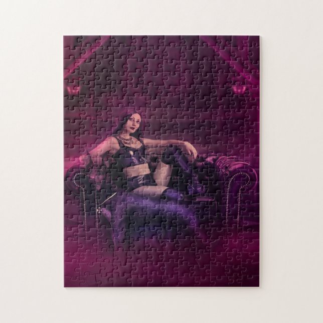 Quebra-cabeça góticos do vampiro (Vertical)