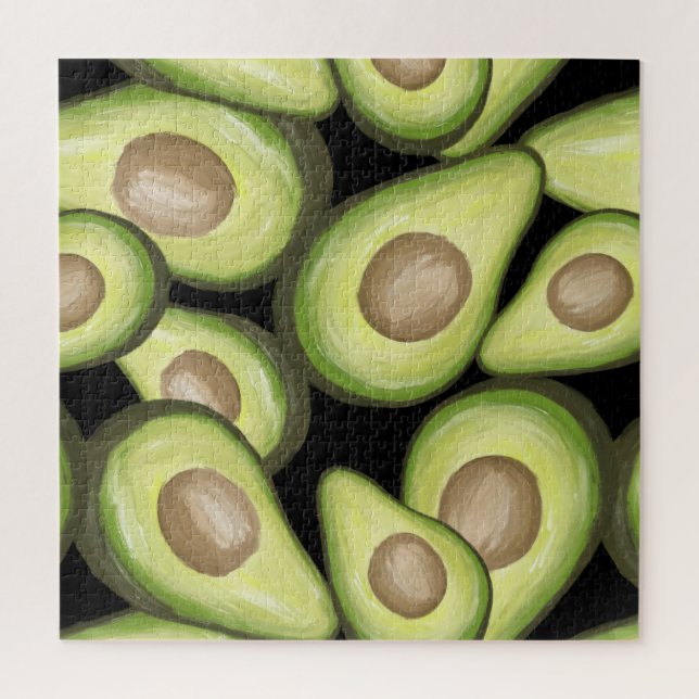 Quebra-cabeça Gourmet Fresco Vegan Avacados (Vertical)