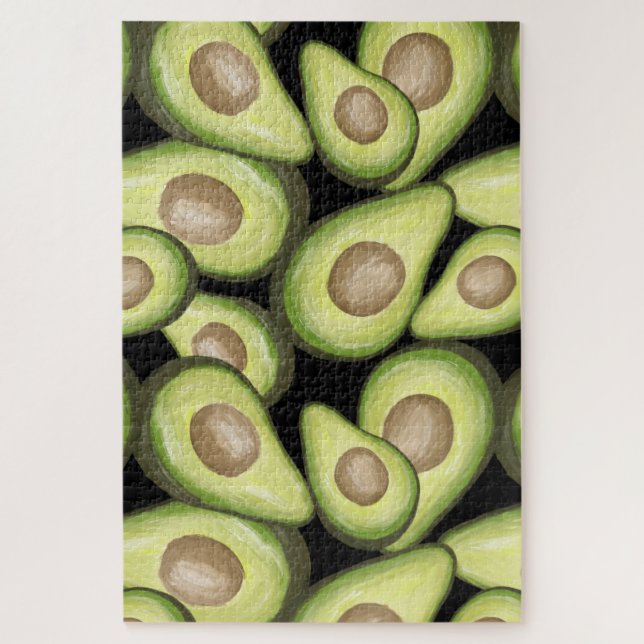 Quebra-cabeça Gourmet Fresco Vegan Avacados (Vertical)