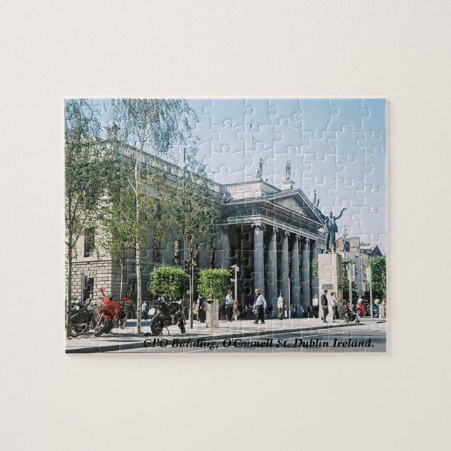 Quebra-cabeça GPO O'Connell Street Dublin Irlanda (Horizontal)