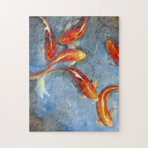 Quebra-cabeça Graceful Koi II