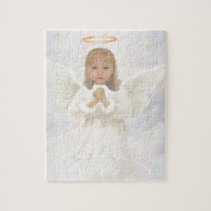 Quebra-cabeça Gracioso - Praying do anjo da menina