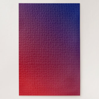 Quebra-cabeça Gradiente Azul Escuro Vermelho a Escuro