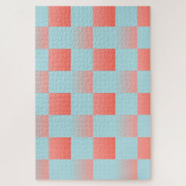 Quebra-cabeça gradiente com gradiente de verificação na moda, pó